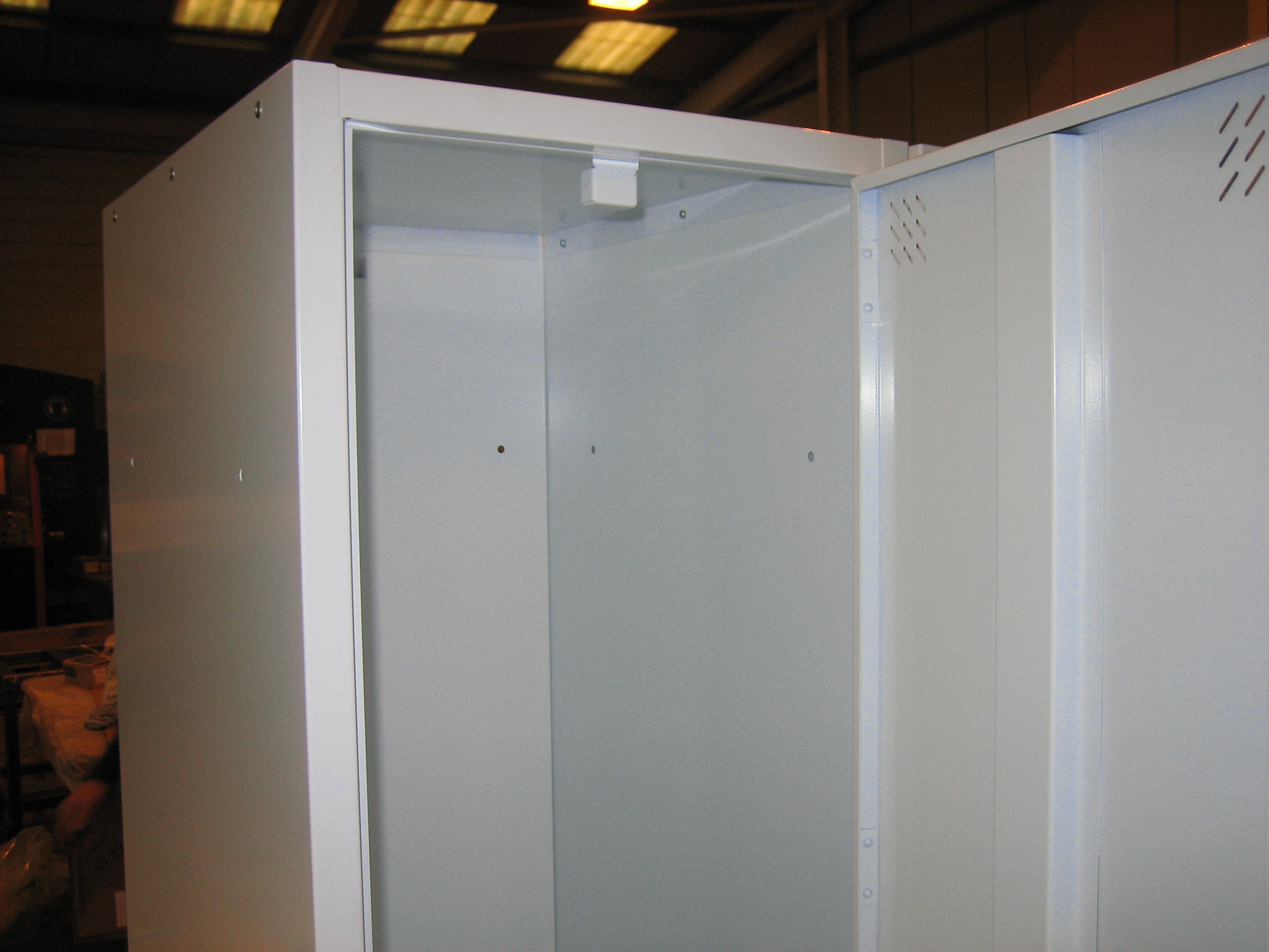 Sheet metal fabrication lockers